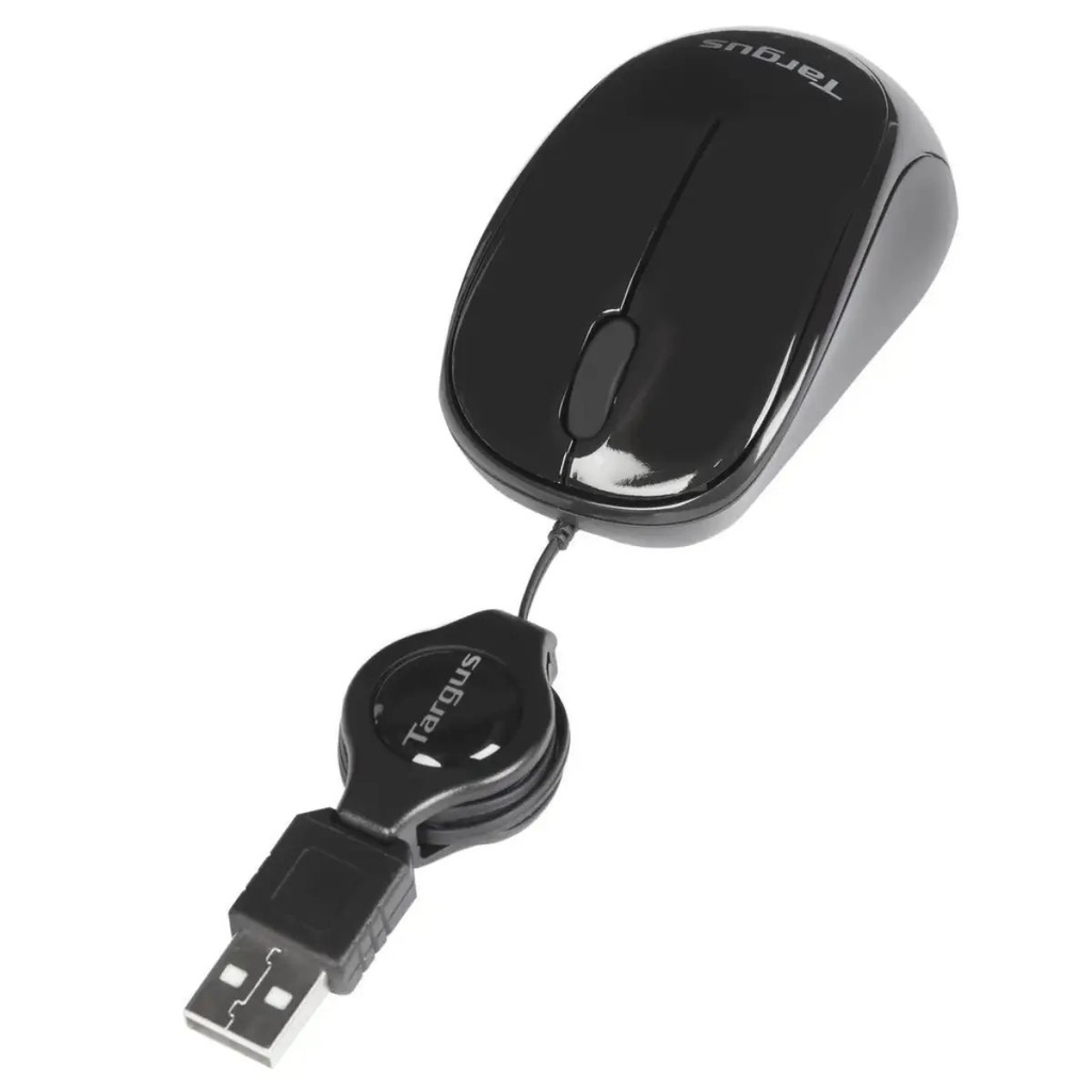 Mouse optico USB retractil AMU75US-85BL