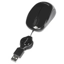 Mouse optico USB retractil AMU75US-85BL