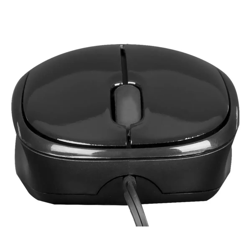 Mouse optico USB retractil AMU75US-85BL