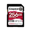 SDR2/256GB SDHC/SDXC Canvas React Plus UHS-II 300R/260W U3 V90 4K/8K