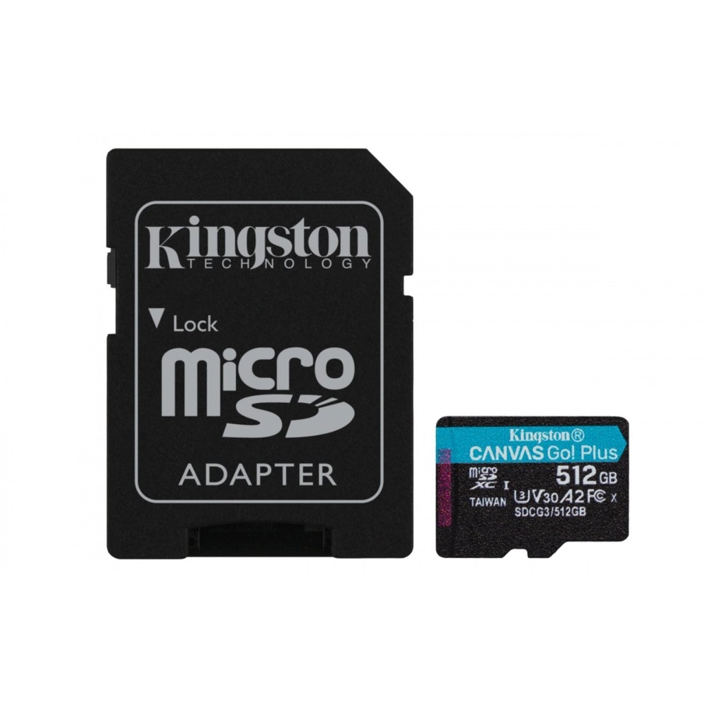 SDCG3/512GB microSDXC Canvas Go Plus 170R A2 U3 V30 Card