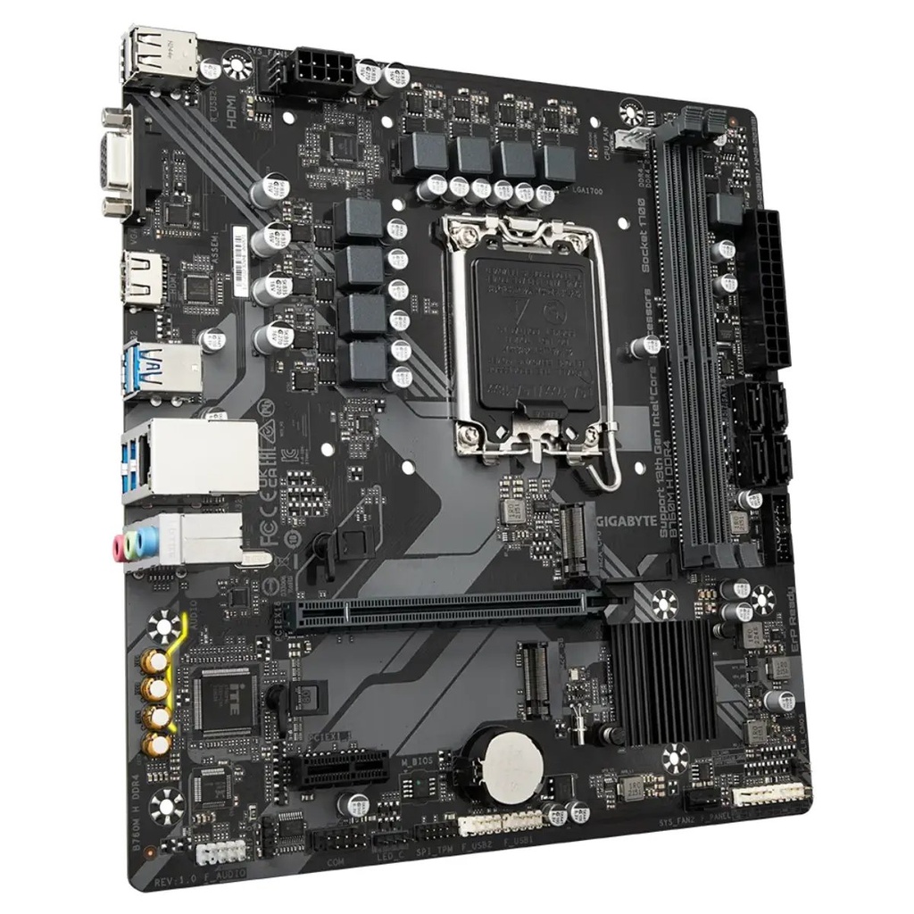 Tarjeta Madre Gigabyte  B760M H 1.0 DDR4