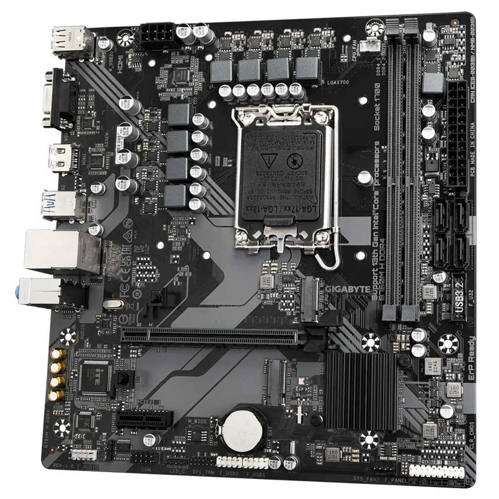 Tarjeta Madre Gigabyte  B760M H 1.0 DDR4