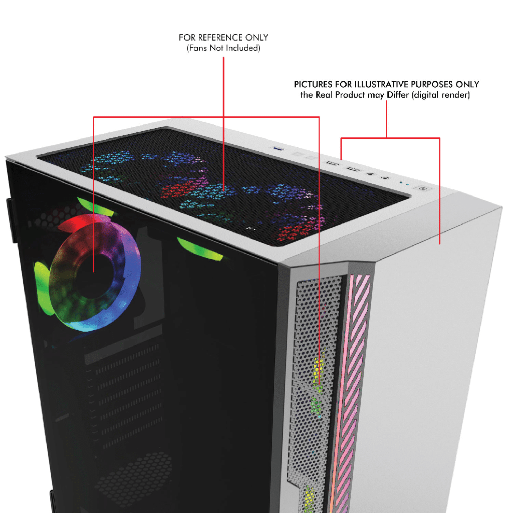 Cases Gaming CheckPoint CP-850 RGB FANS Included