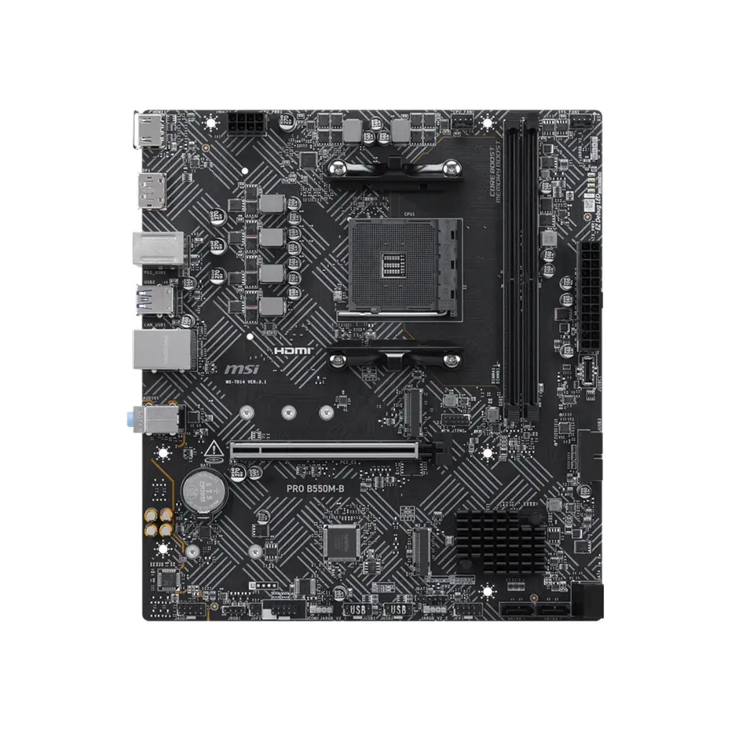 Tarjeta Madre MSI PRO B550M-B DDR4 AMD
