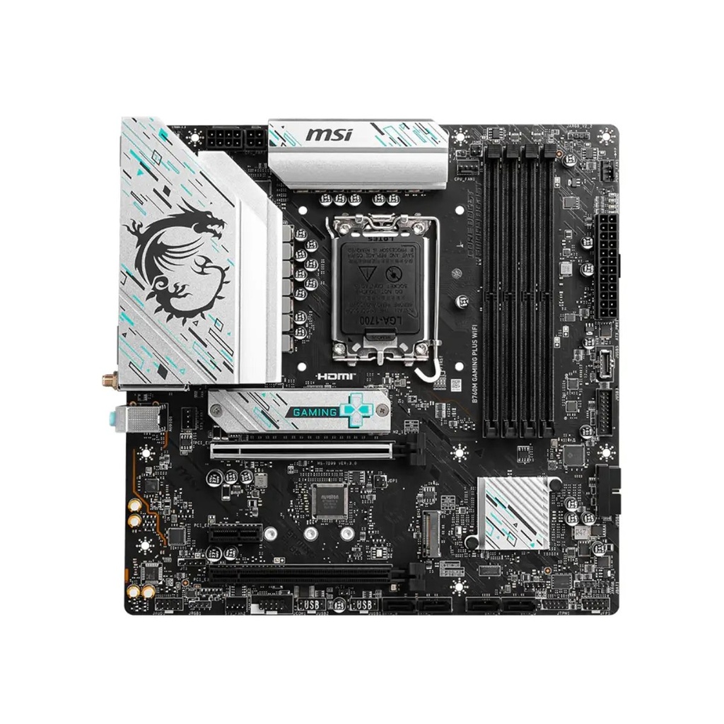 Tarjeta Madre MSI B760M GAMING PLUS WIFI INTEL DDR5