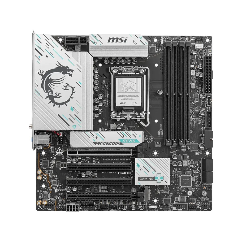 Tarjeta Madre MSI B860M GAMING PLUS WIFI   911-7E42-003