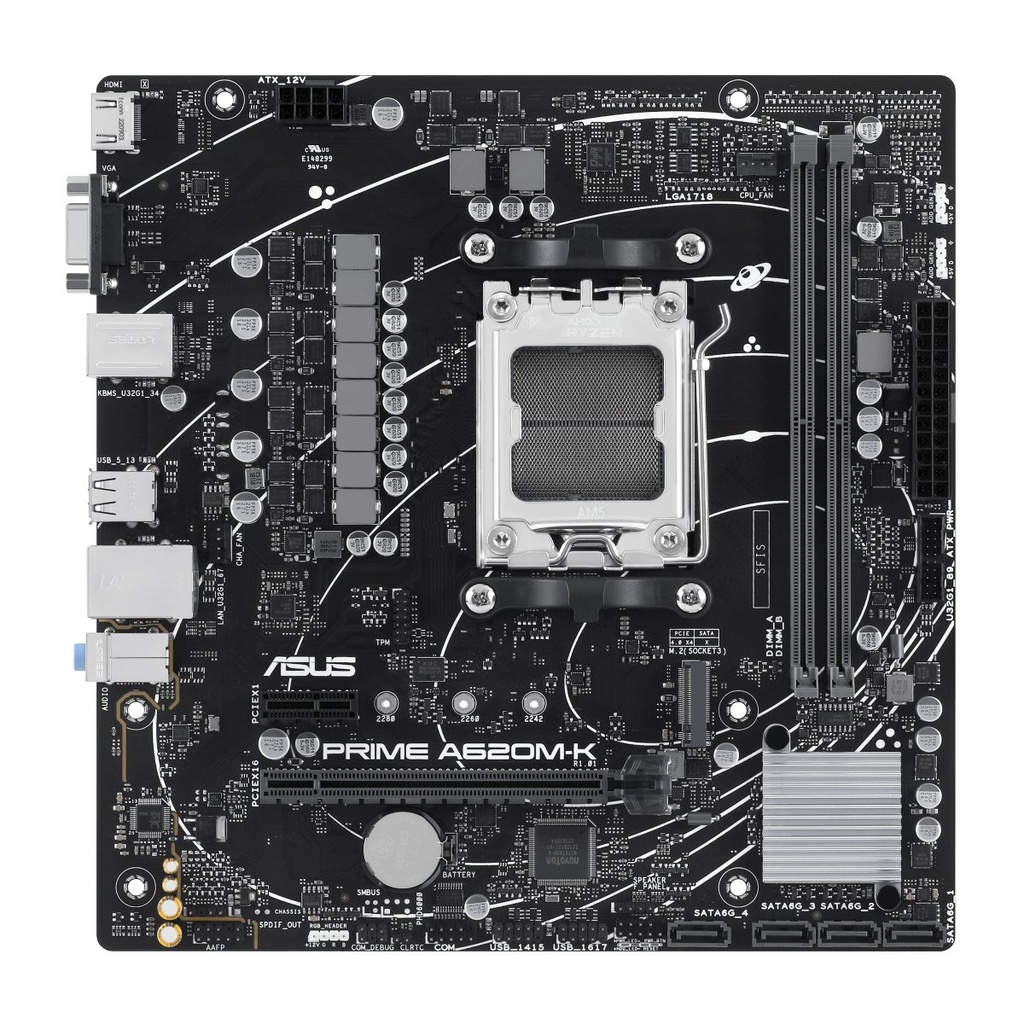 Tarjeta Madre Asus PRIME A620M-K    90MB1F40-M0EAY0