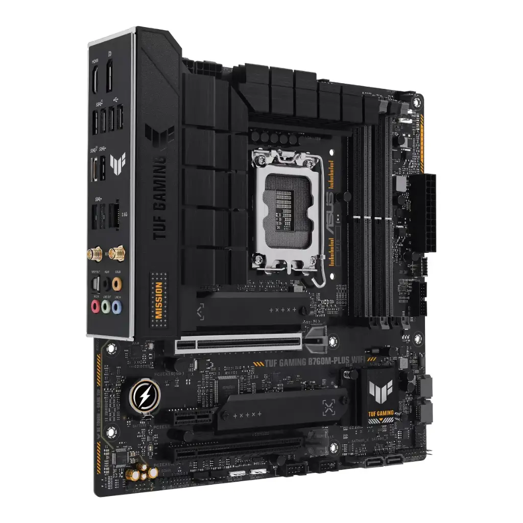 Tarjeta Madre Asus TUF GAMING B760M-PLUS  WIFI para INTEL DDR5 90MB1HE0-M0EAY0