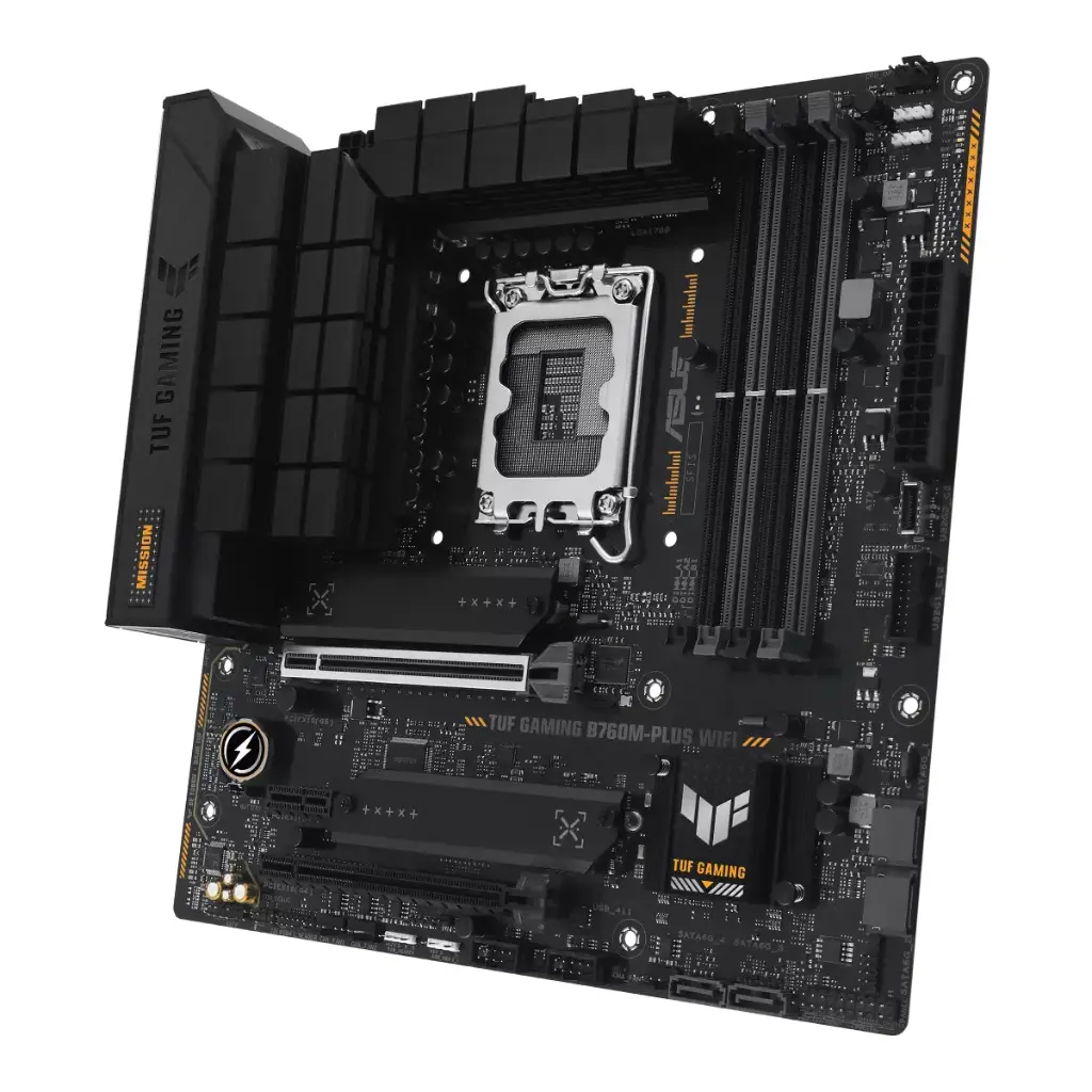 Tarjeta Madre Asus TUF GAMING B760M-PLUS  WIFI para INTEL DDR5 90MB1HE0-M0EAY0