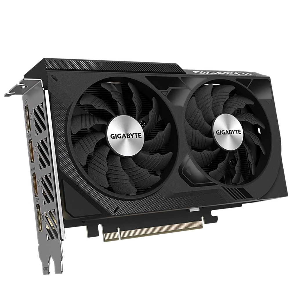 Tarjeta Video Gigabyte RTX 4060 Windforce 8GB GV-N4060WF2OC-8GD