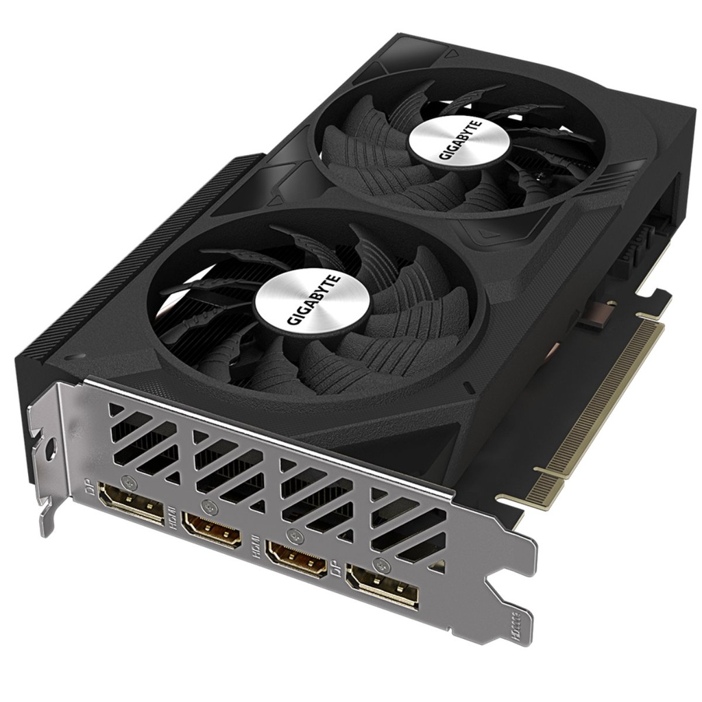 Tarjeta Video Gigabyte RTX 4060 Windforce 8GB GV-N4060WF2OC-8GD