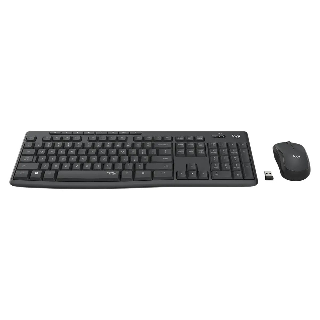 Kit Logitech Keyboard/Mouse Wireless Spanish (MK295 Combo 920-009792)