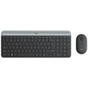 Kit Logitech Keyboard/Mouse Slim  Wireless Spanish (MK470 Combo 920-009266)