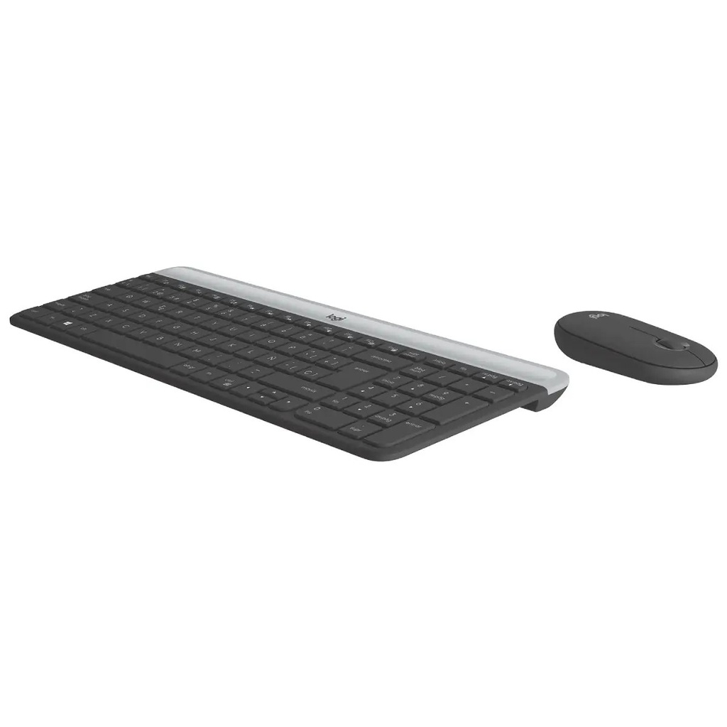 Kit Logitech Keyboard/Mouse Slim  Wireless Spanish (MK470 Combo 920-009266)