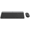 Kit Logitech Keyboard/Mouse Slim  Wireless Spanish (MK470 Combo 920-009266)