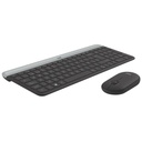 Kit Logitech Keyboard/Mouse Slim  Wireless Spanish (MK470 Combo 920-009266)