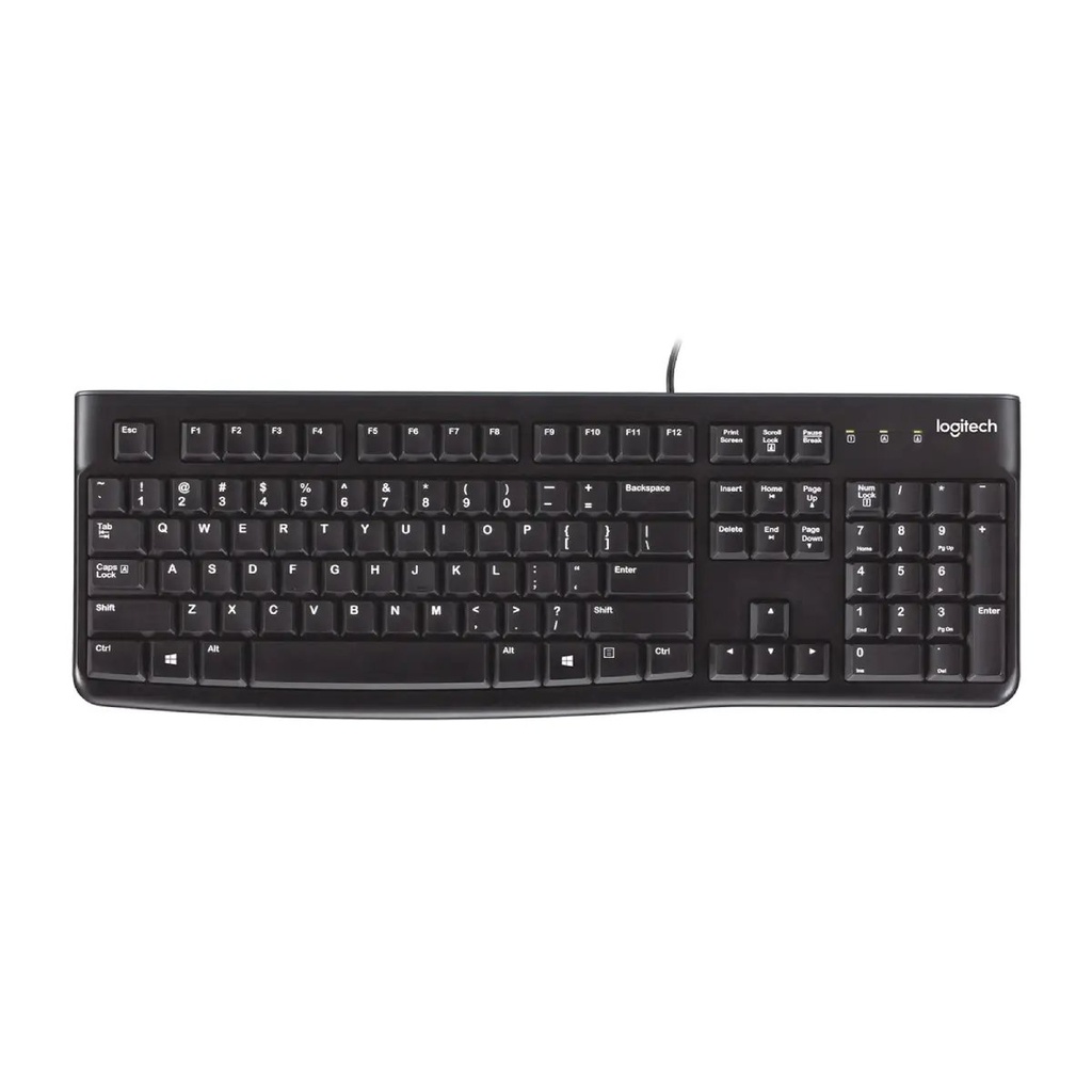 Keyboard Logitech K120 USB Black SPA (K120~920-004422)