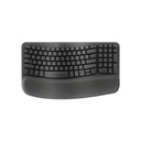 Keyboard Logitech Ergo Series Wave Keys Ergonomic Wireless Spanish Graphite (920-012278)
