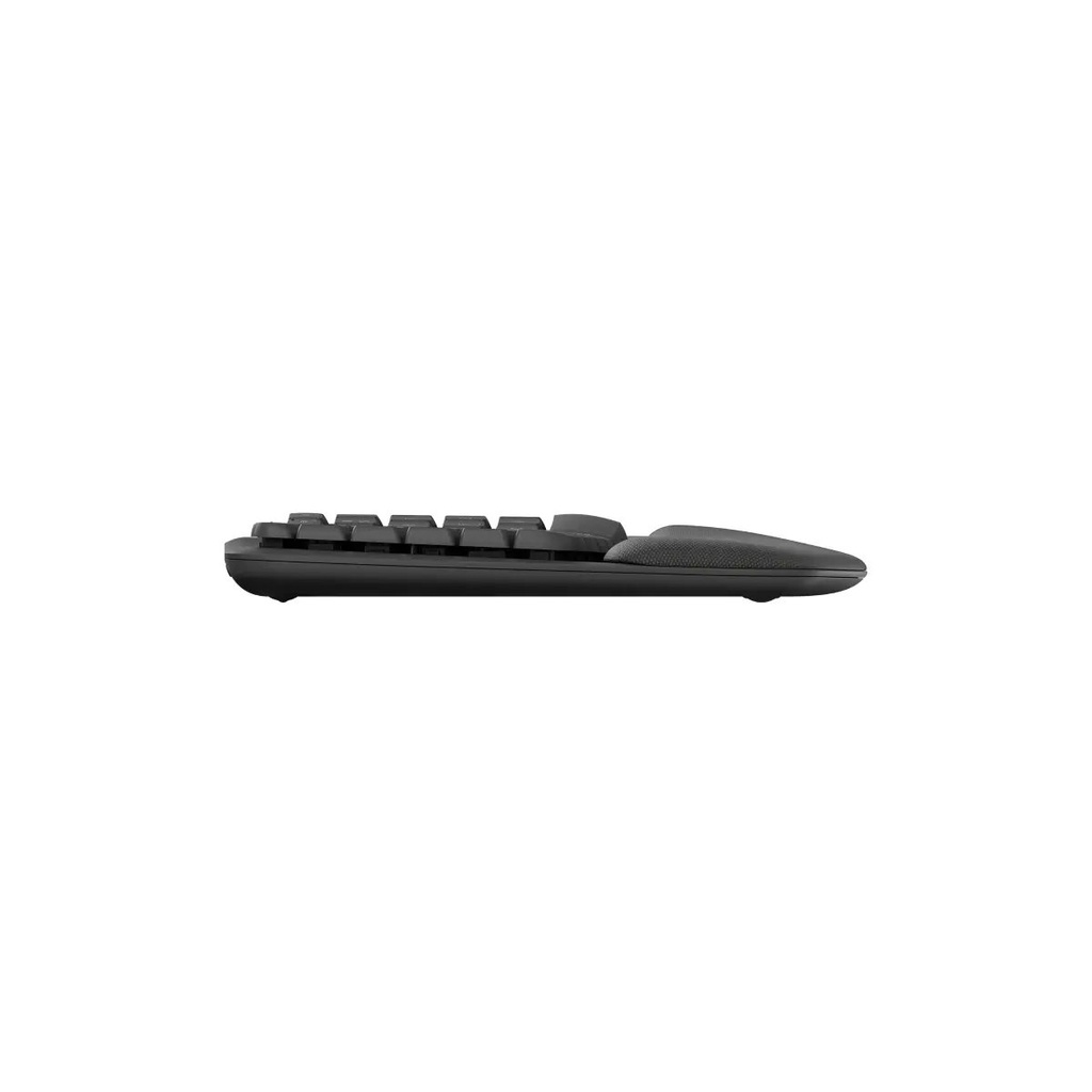 Keyboard Logitech Ergo Series Wave Keys Ergonomic Wireless Spanish Graphite (920-012278)