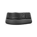 Keyboard Logitech Ergo Series Wave Keys Ergonomic Wireless Spanish Graphite (920-012278)