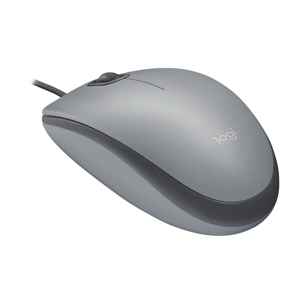 Mouse Logitech M110 Silent Wired USB Optical Gray (M110~910-006757)