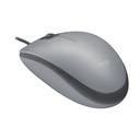 Mouse Logitech M110 Silent Wired USB Optical Gray (M110~910-006757)