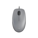 Mouse Logitech M110 Silent Wired USB Optical Gray (M110~910-006757)