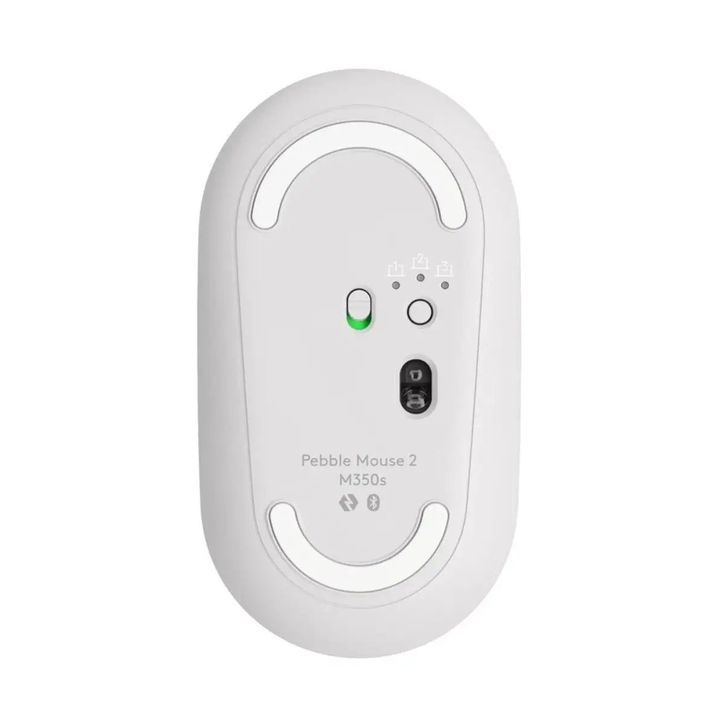 Mouse Logitech M350 Pebble 2 Slim 4000 dpi LAT Tonal White (M350s Tonal White~910-007047)
