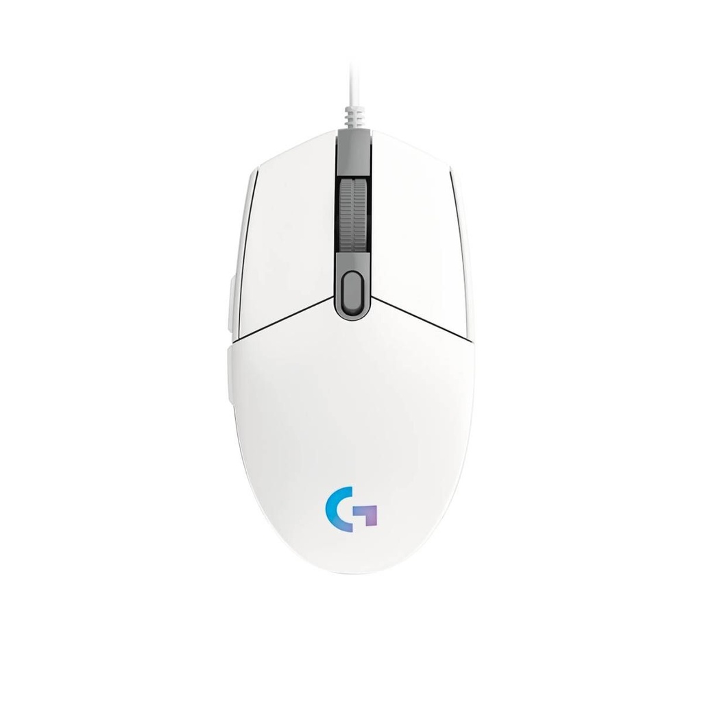 Mouse Logitech Gaming G203 LIGHTSYNC WHITE USB 910-005791