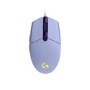Mouse Logitech Gaming G203 LIGHTSYNC LILAC USB 910-005851