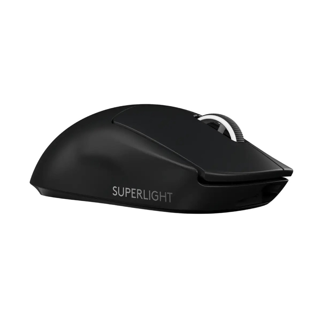 Mouse Logitech Gaming PRO X Superlight Black con bateria Litio 910-005878