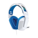 Headset  Gaming Logitech con mic G335 White Blue   981-001017