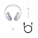Headset  Gaming Logitech inalambricos con mic G522 Ligthspeed RGB White  981-001549