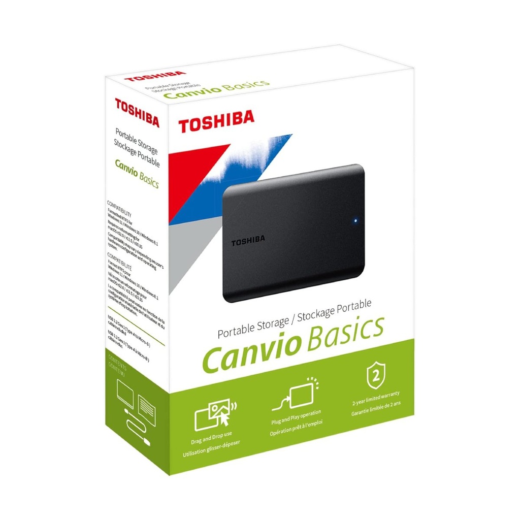 Disco Duro 4TB Externo Toshiba HDTB540