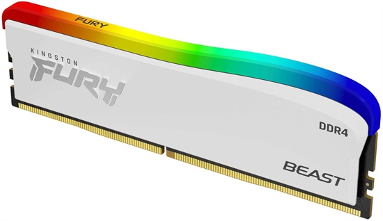 DDR4 3200MT 8GB DIMM Fury Beast RGB Blanca