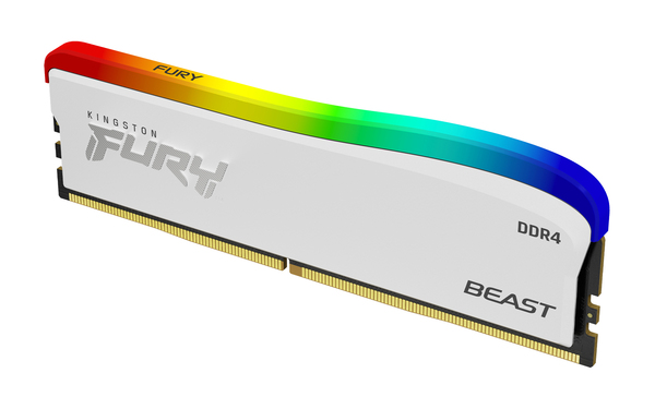 DDR4 3200MT 16GB DIMM Fury Beast RGB Blanca