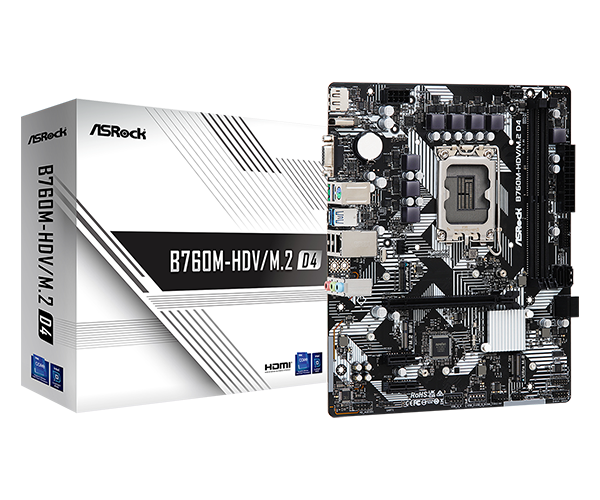 Tarjeta Madre ASROCK B760M-HDV /M.2 D4 