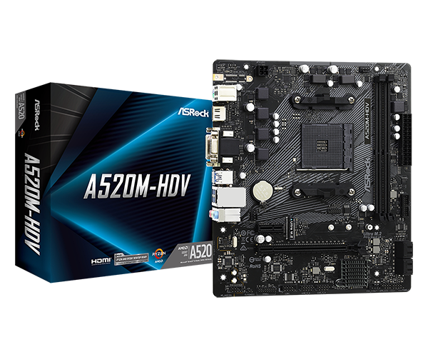 Tarjeta Madre ASROCK A520M-HDV D4