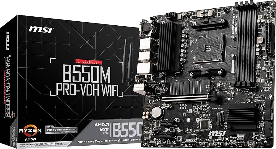 Tarjeta Madre MSI B550M PRO-VDH D4