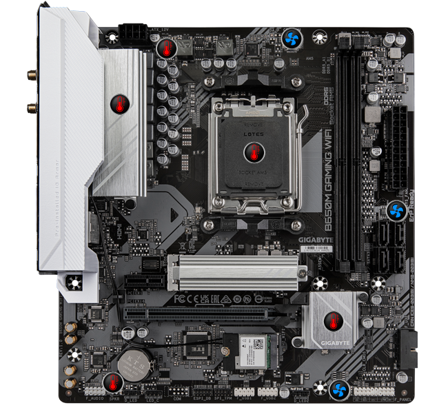 Tarjeta Madre MSI B650M GAMING WIFI D5