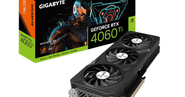 Tarjeta video GIGABYTE RTX 4060ti GAMING 16GB GV-N406TGAMING OC-16GD