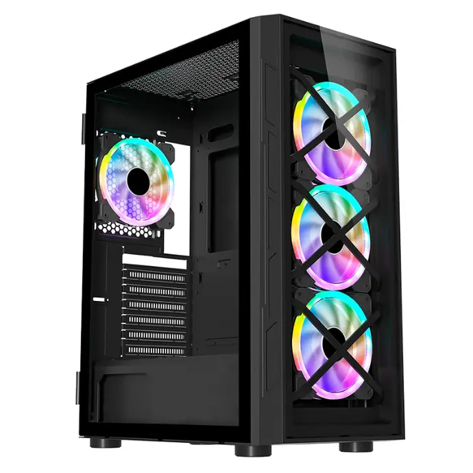 Cases Gaming Checkpoint Chrono 700 ATX 4 ARGB Fans Included 