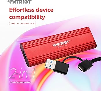 SSD Externo 1000GB USB 3.2 Patriot PTPL1TBPEC