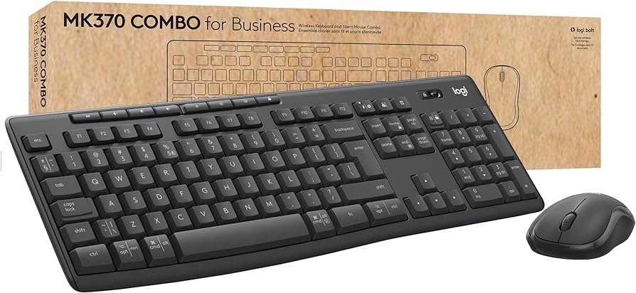 Kit Logitech MK370 Combo for Business Wireless KB + Silent Mouse Spanish (920-012063)