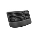 Keyboard Logitech Ergo Series Wave Keys Ergonomic Wireless Spanish Graphite (920-012278)