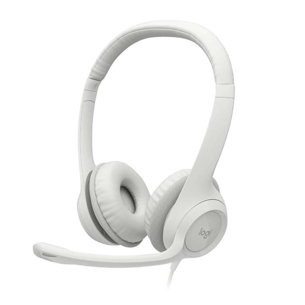 Headset  Logitech con mic H390 White USB   981-001285