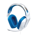 Headset  Gaming Logitech con mic G335 White Blue   981-001017