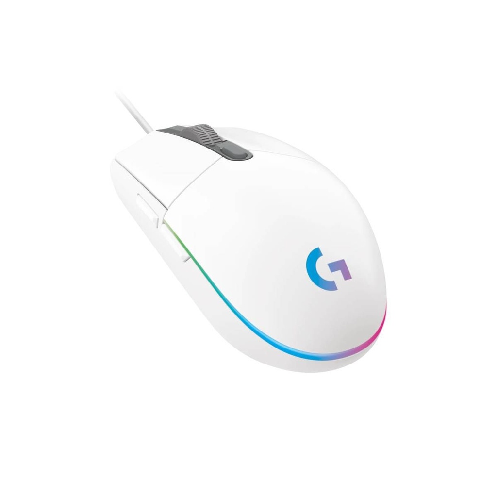 Mouse Logitech Gaming G203 LIGHTSYNC WHITE USB 910-005791