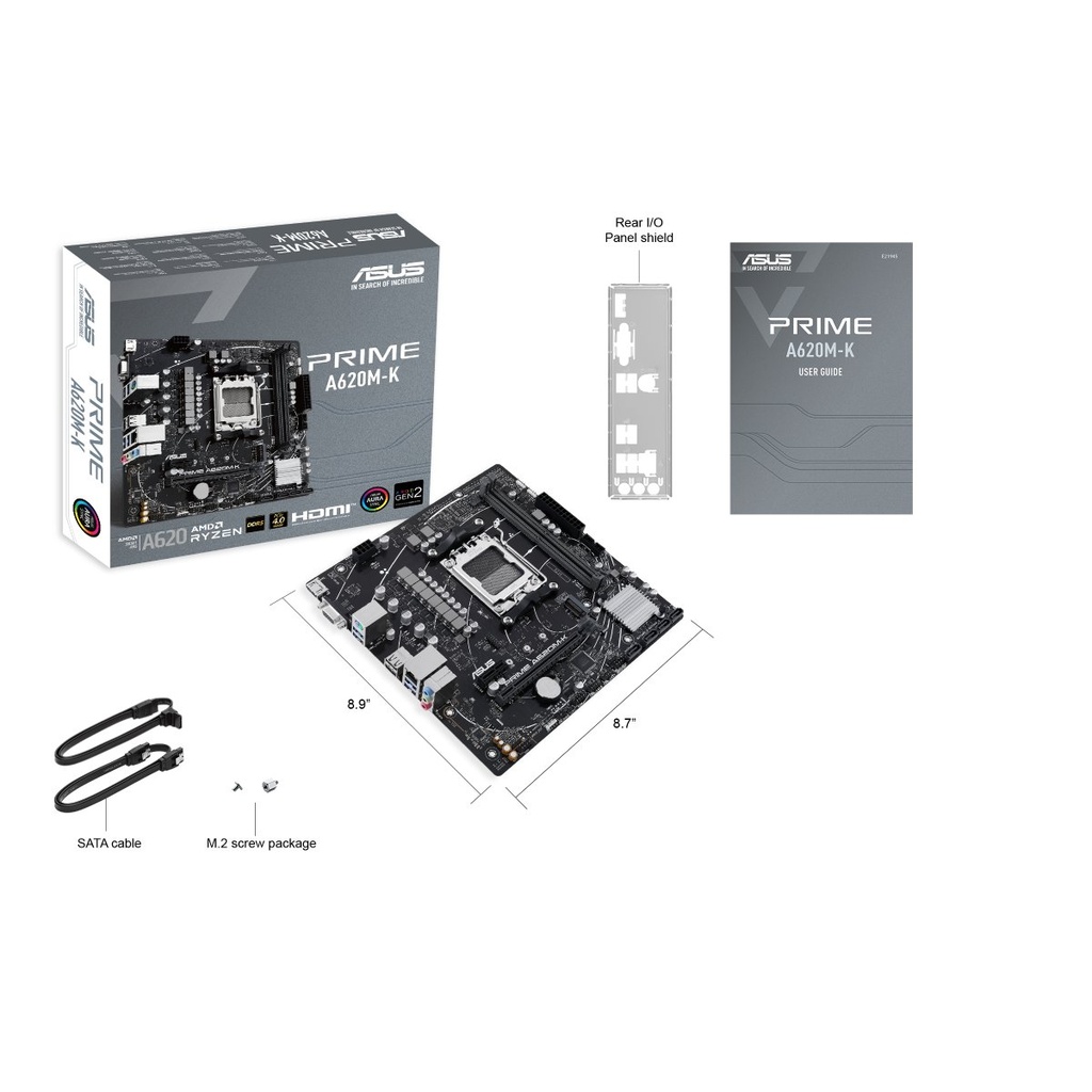Tarjeta Madre Asus PRIME A620M-K    90MB1F40-M0EAY0